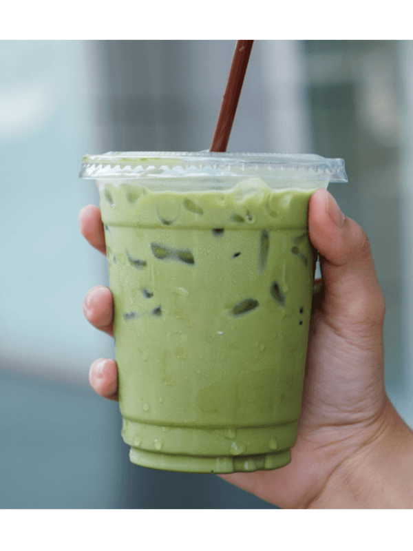 ICED UNSWEETNED MATCHA LATTE