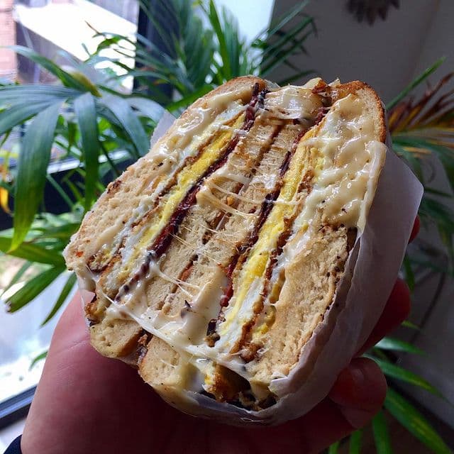EGG CHEESE TURKEY BACON SNDWICH