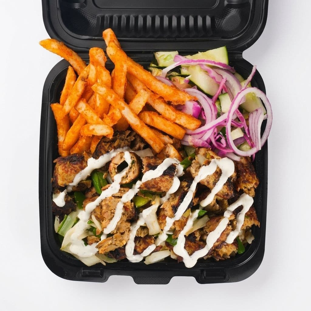 Kofta Over Rice