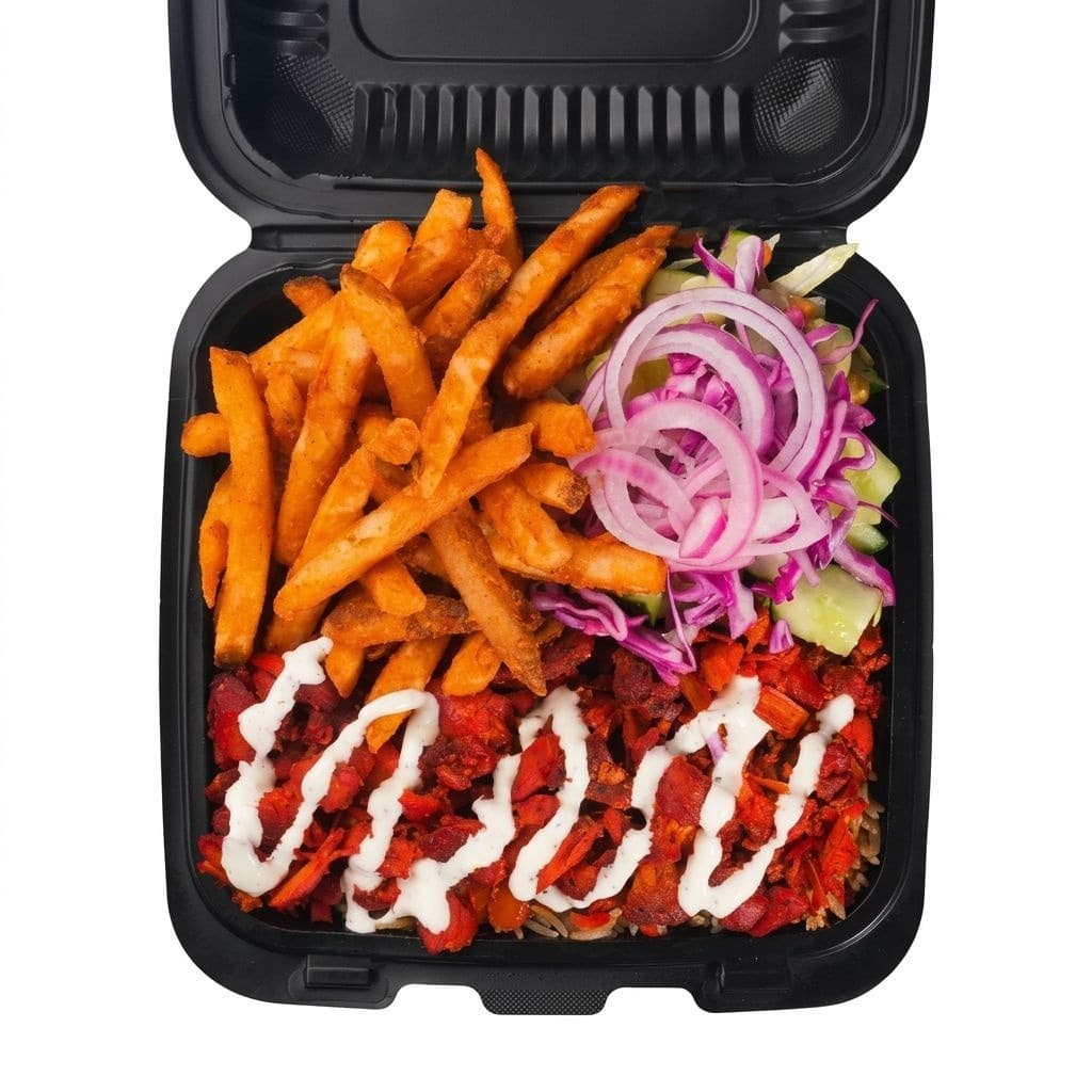 Chicken Over Rice Platter