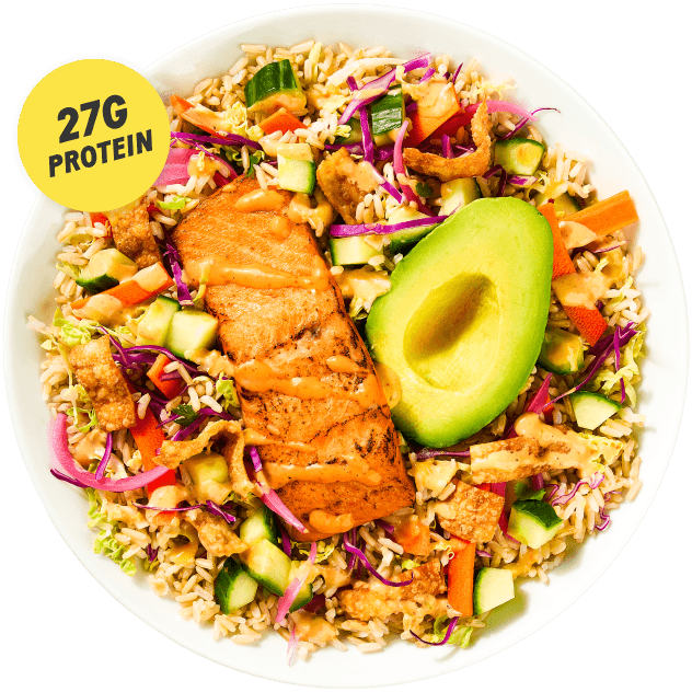Salmon Avocado Bowl