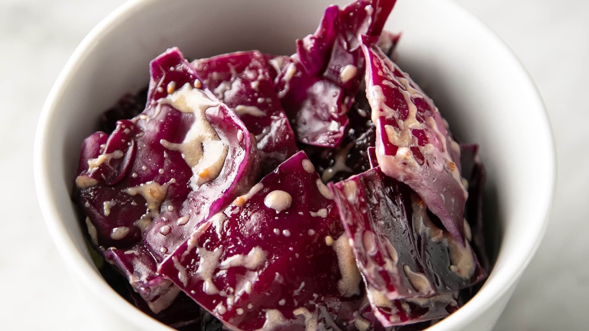 Miso Cabbage Salad