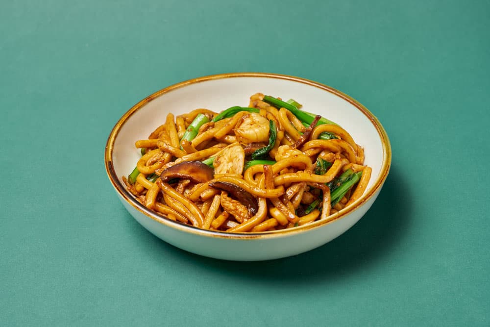 Shanghai Stir Fried Thick Noodle