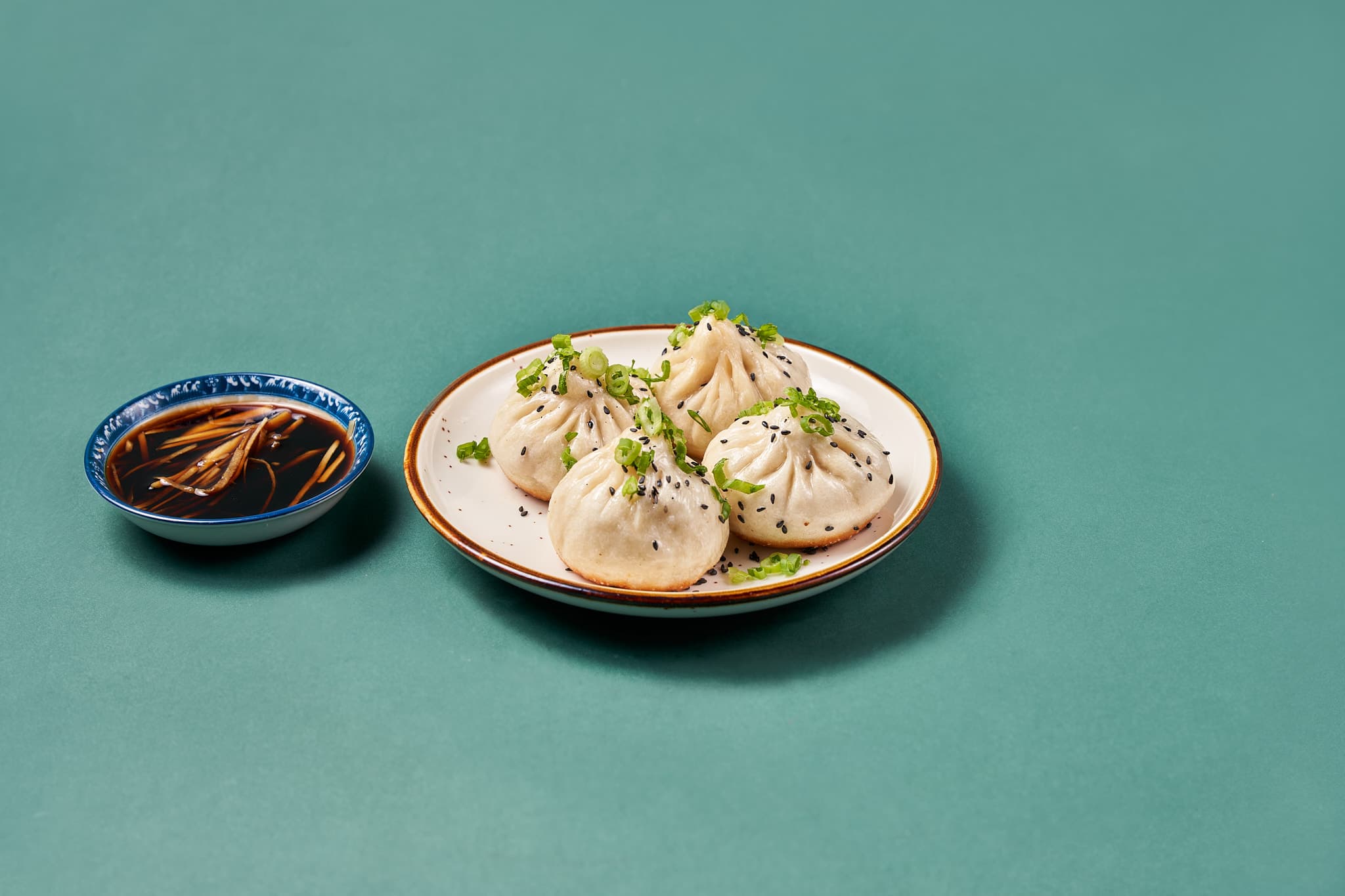 Pan Fried Pork Buns (4)
