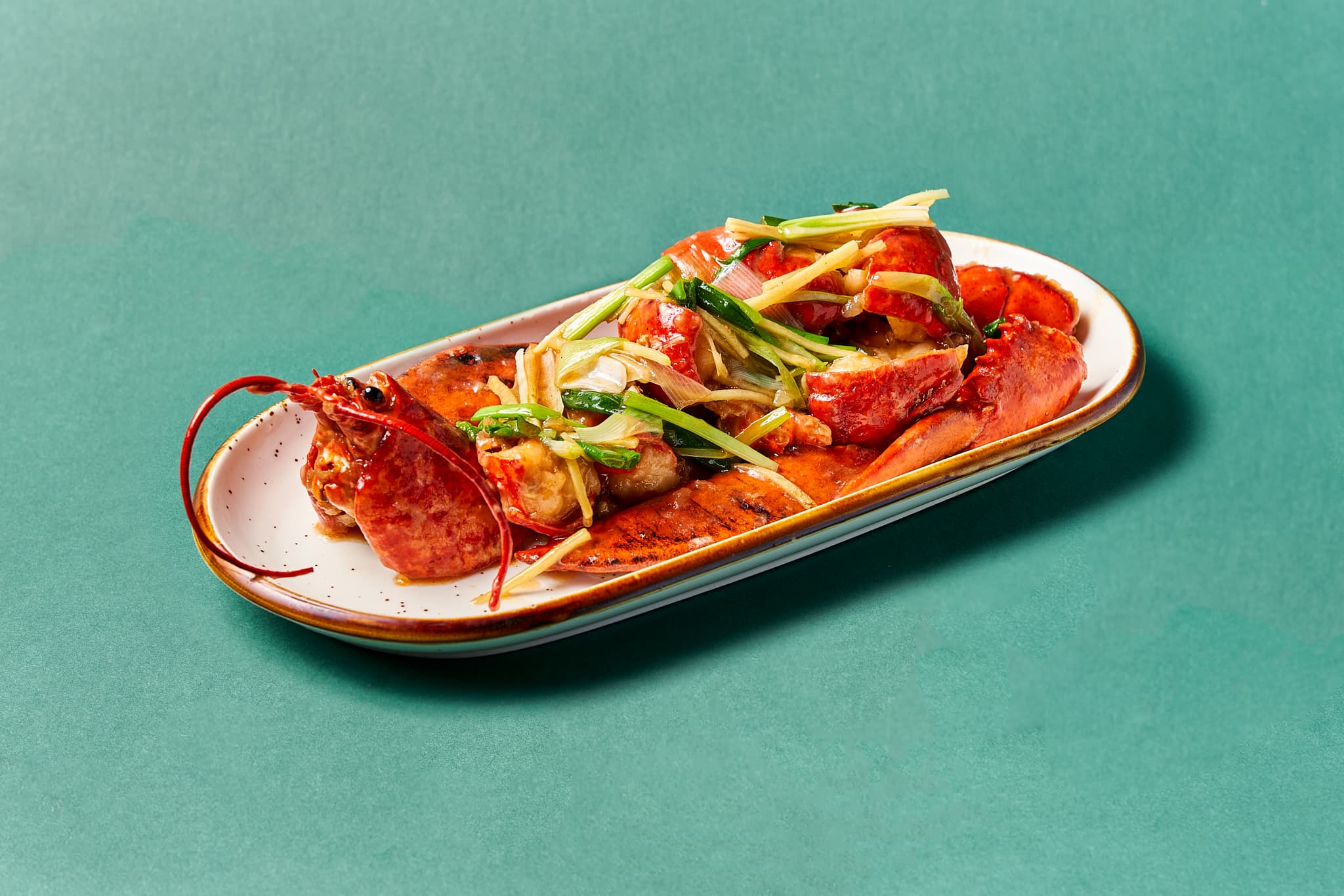 Lobster With Ginger and Scallion