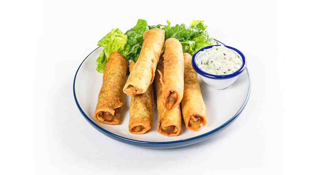 Spanakopita Spring Rolls