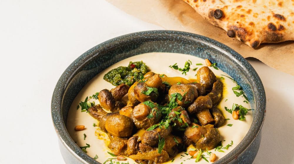 Hummus Mushroom