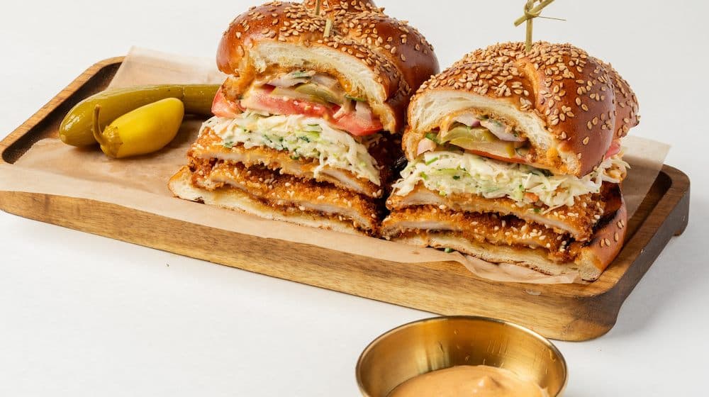 Crispy Chicken Schnitzel Sandwich