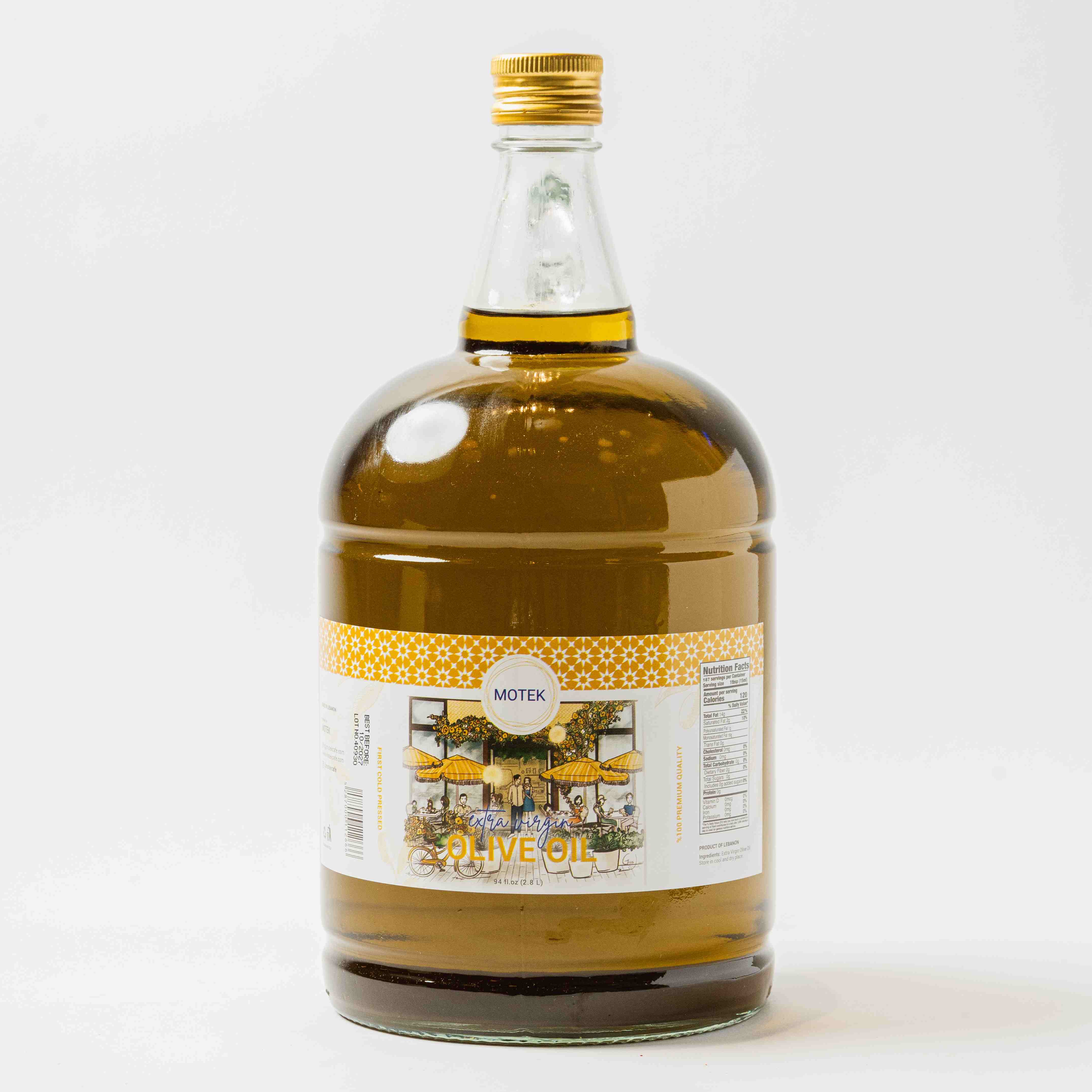 94oz Motek Extra Virgin Olive Oil Deli