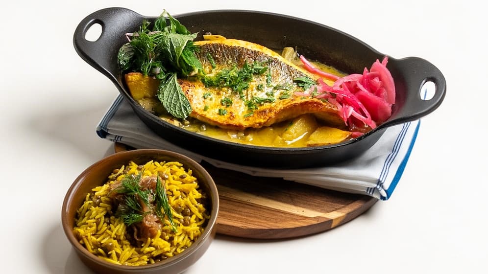 Baked Lemon Branzino