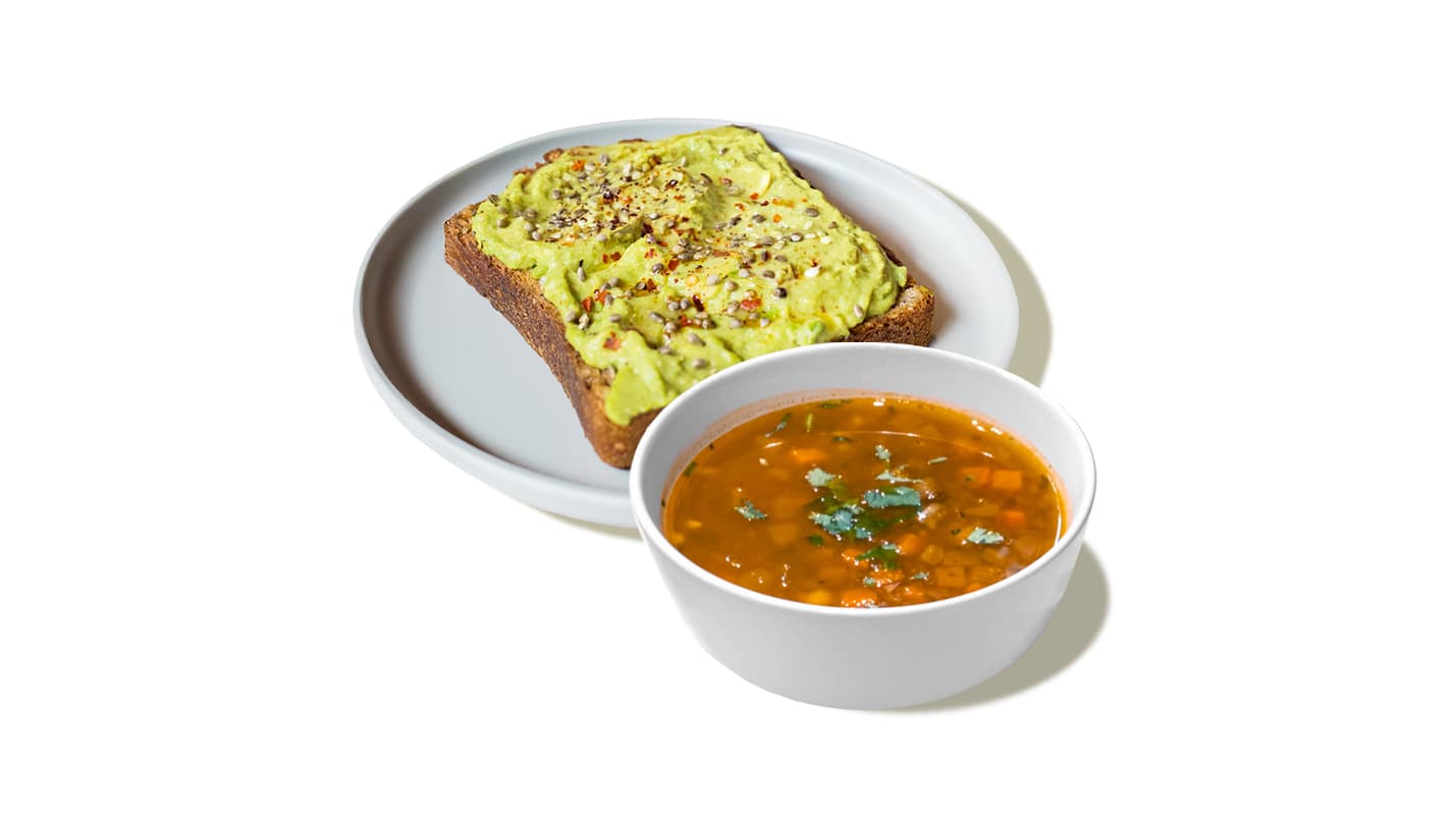 Avo Toast + Soup