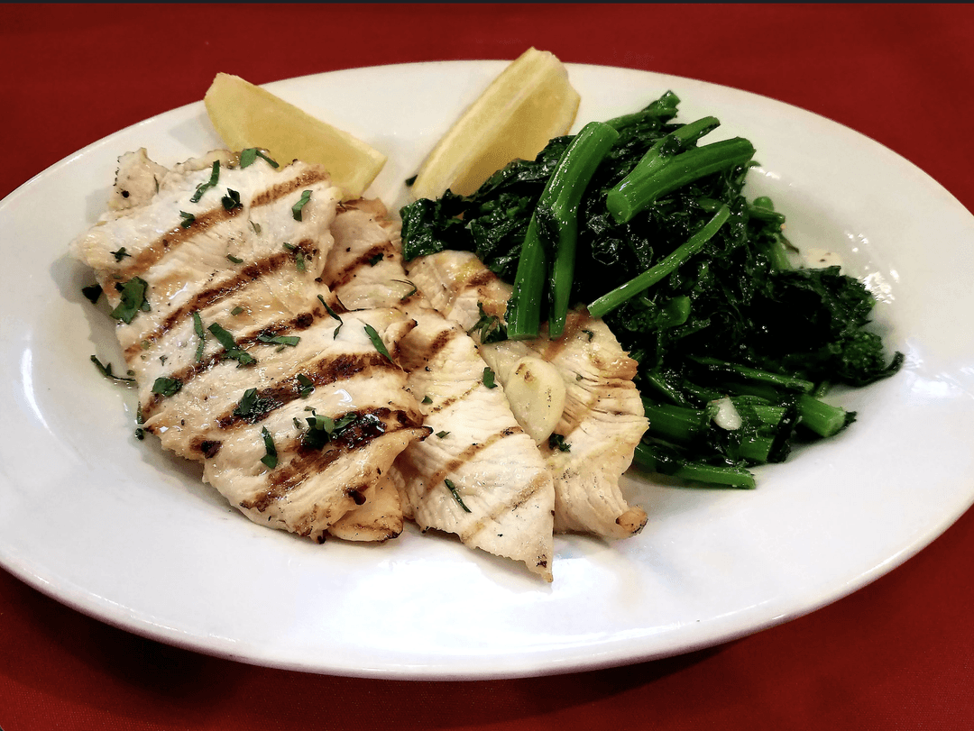 Grilled Chicken & Broccoli Rabe