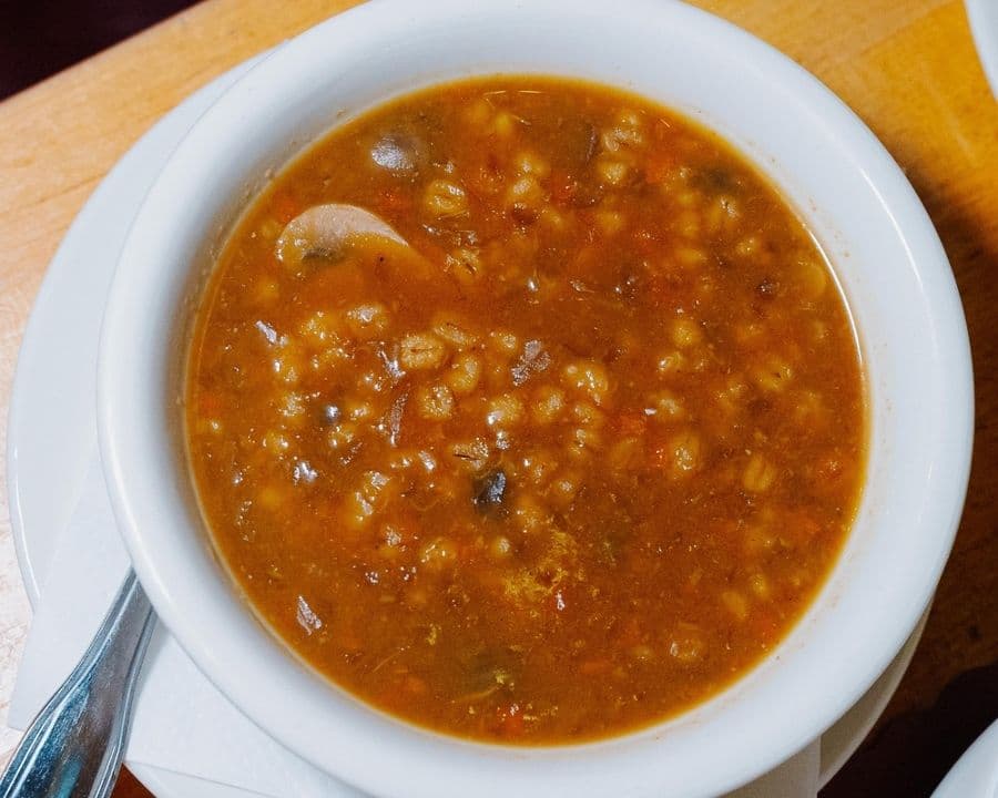 Mushroom Barley Soup
