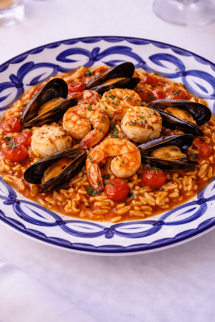 Seafood Orzo