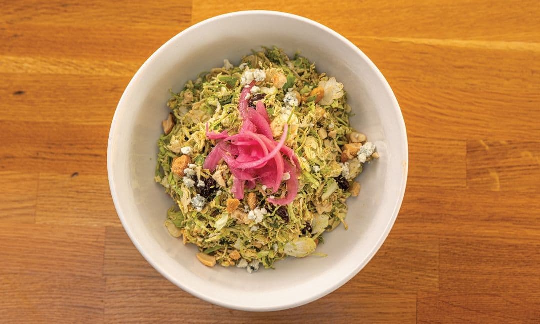 Shave Brussels Sprouts Salad