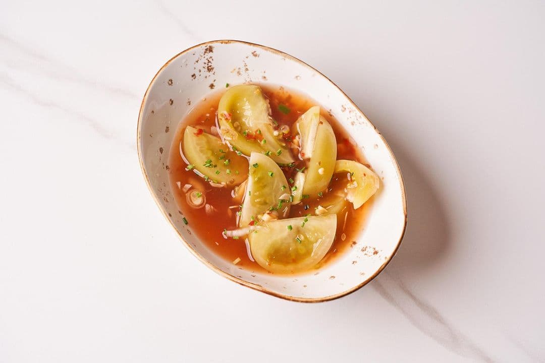 Green Tomato Kimchi