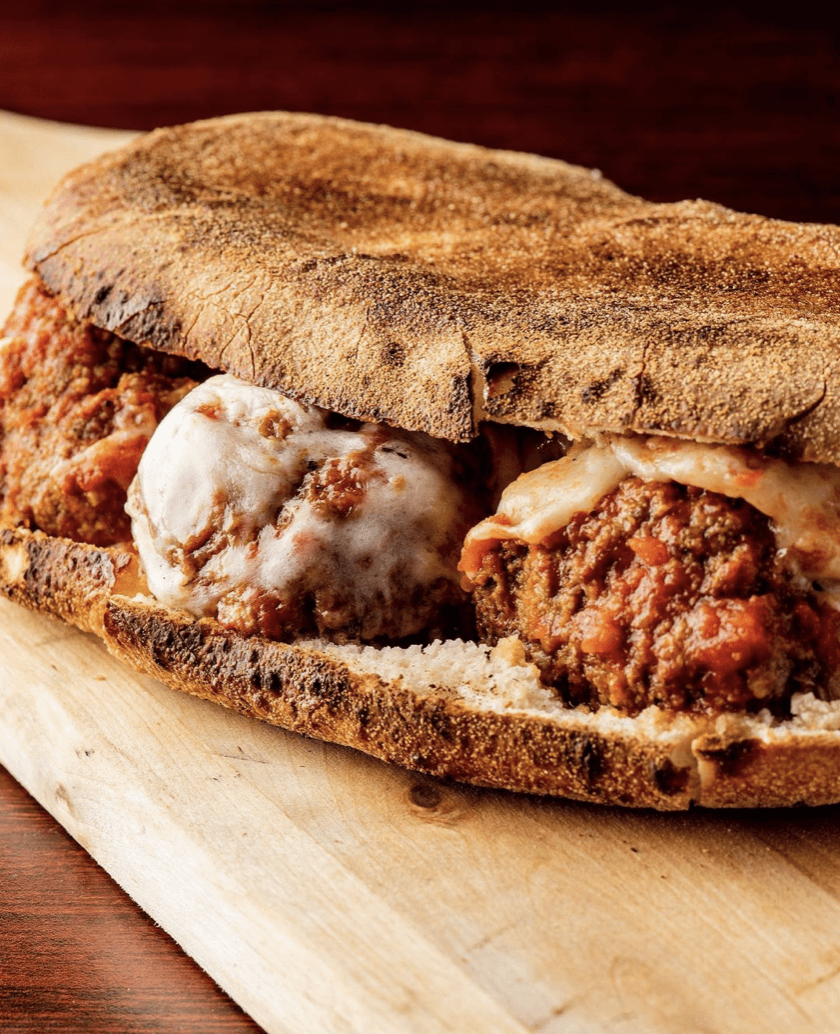 Meatball Parm Panini