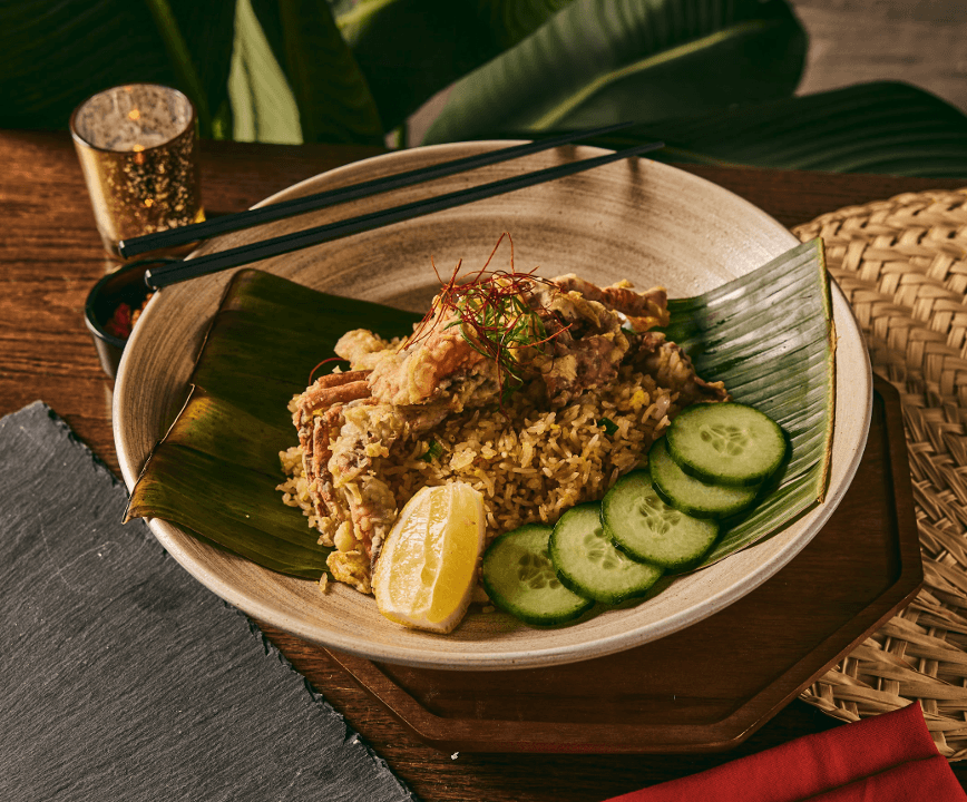 Soft Shell Crab Fried Rice