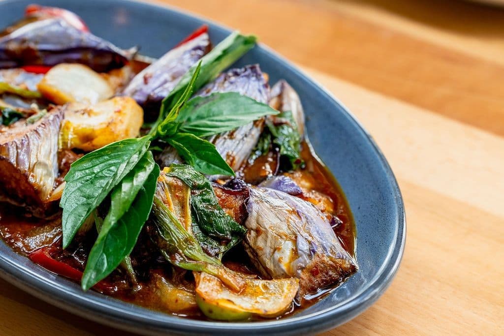 Pad Tofu Eggplant (V)