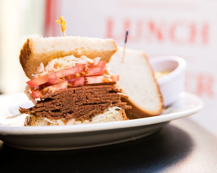 Unreal Corned Beef or Turkey Sandwich