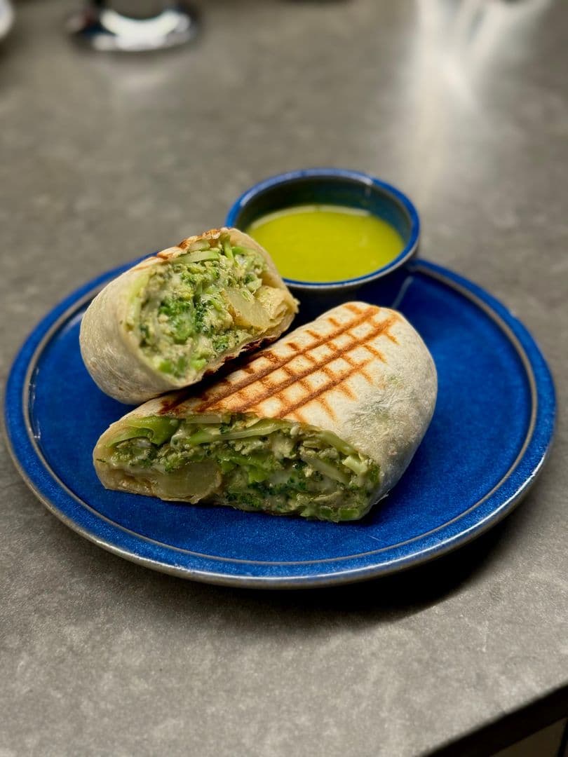 Broccoli Breakfast Burrito