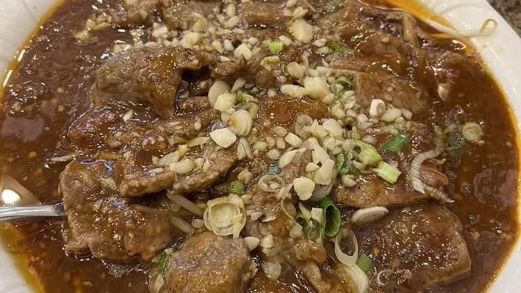 Spicy Szechuan Style Sliced Beef