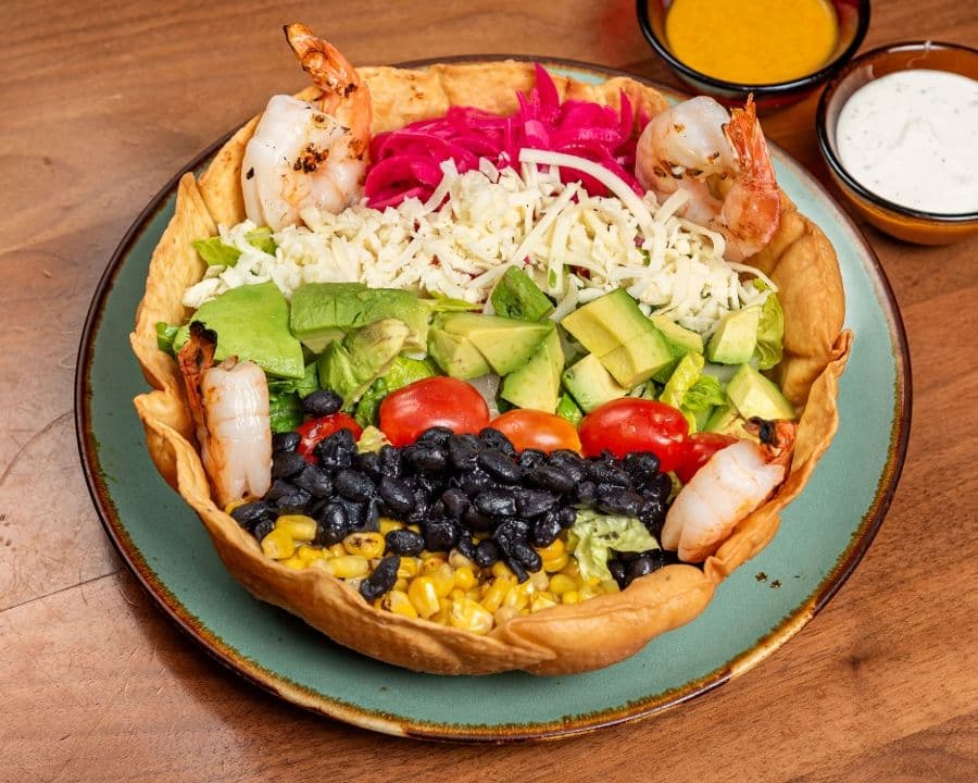 Chopped Tulum Cobb Shrimp