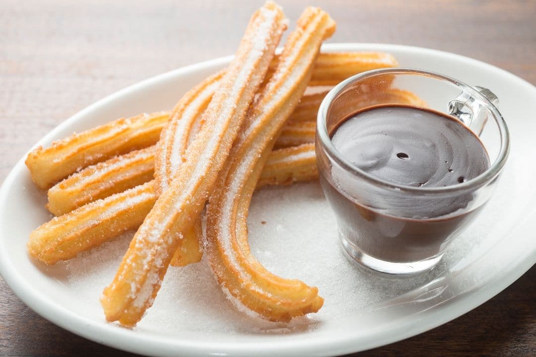 Churros con Chocolate