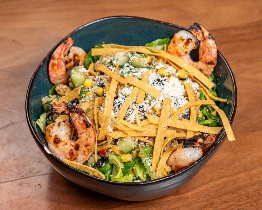 Quinoa Bowl Shrimp.