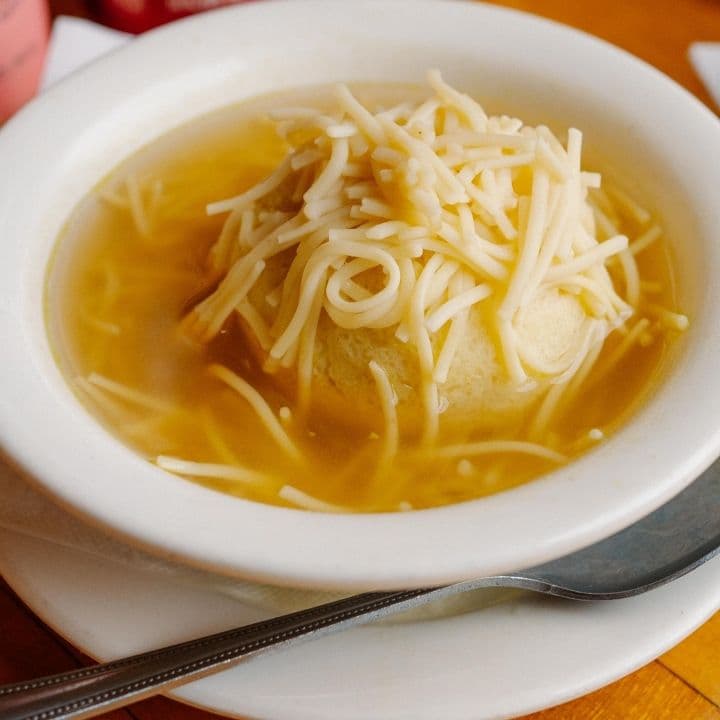 Matzo Noodle Soup