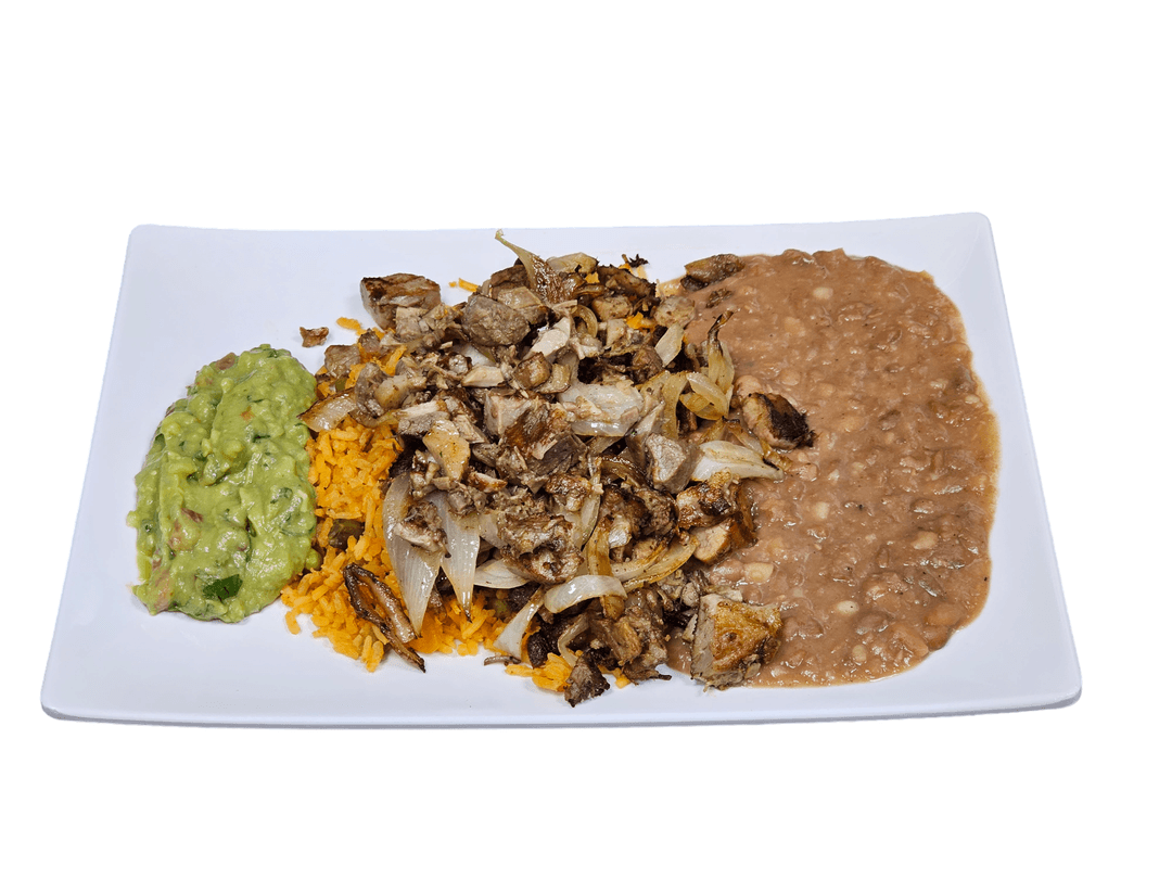 Fried Pork Sautéed with Onions/ Carnitas Encebolladas