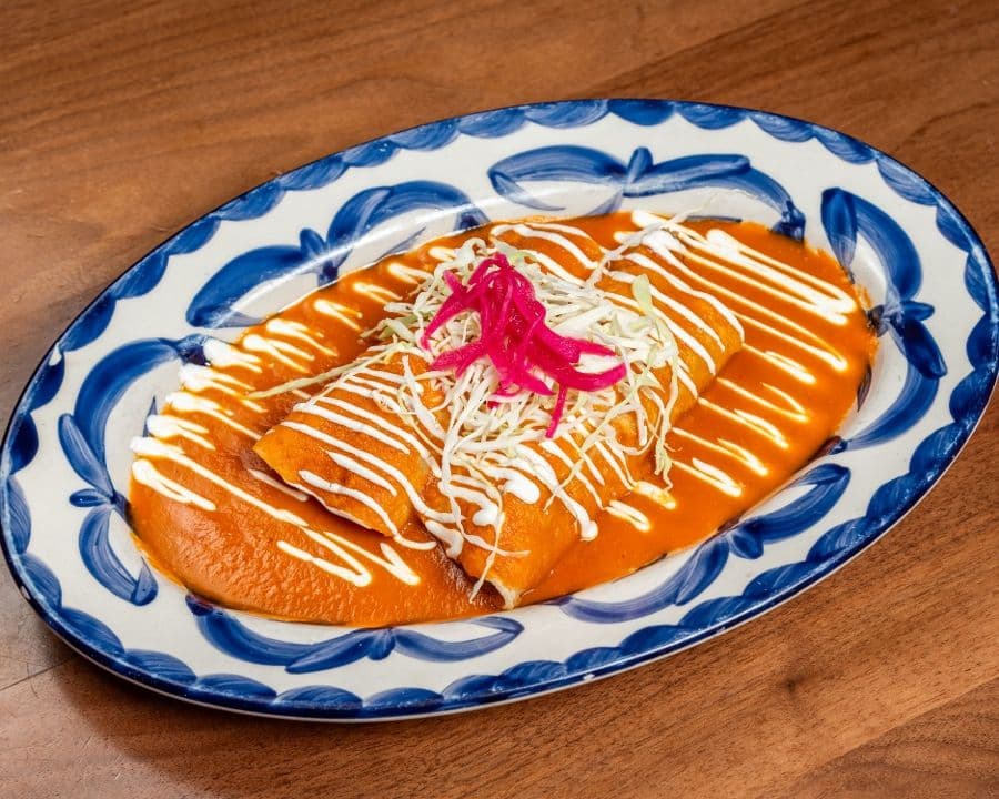 Enchiladas Pork Carnitas.