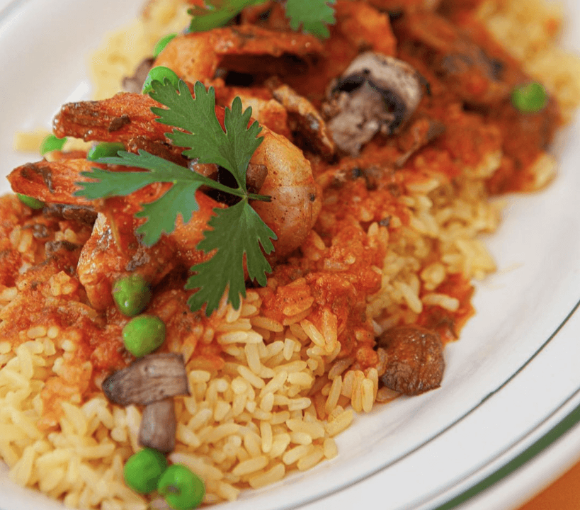 Arroz con Camarones
