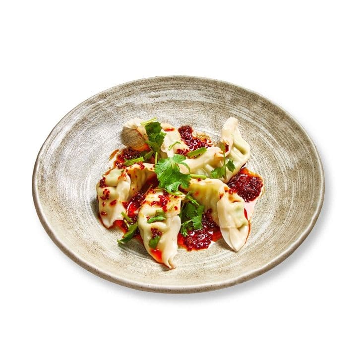 STEAMED EDAMAME DUMPLINGS