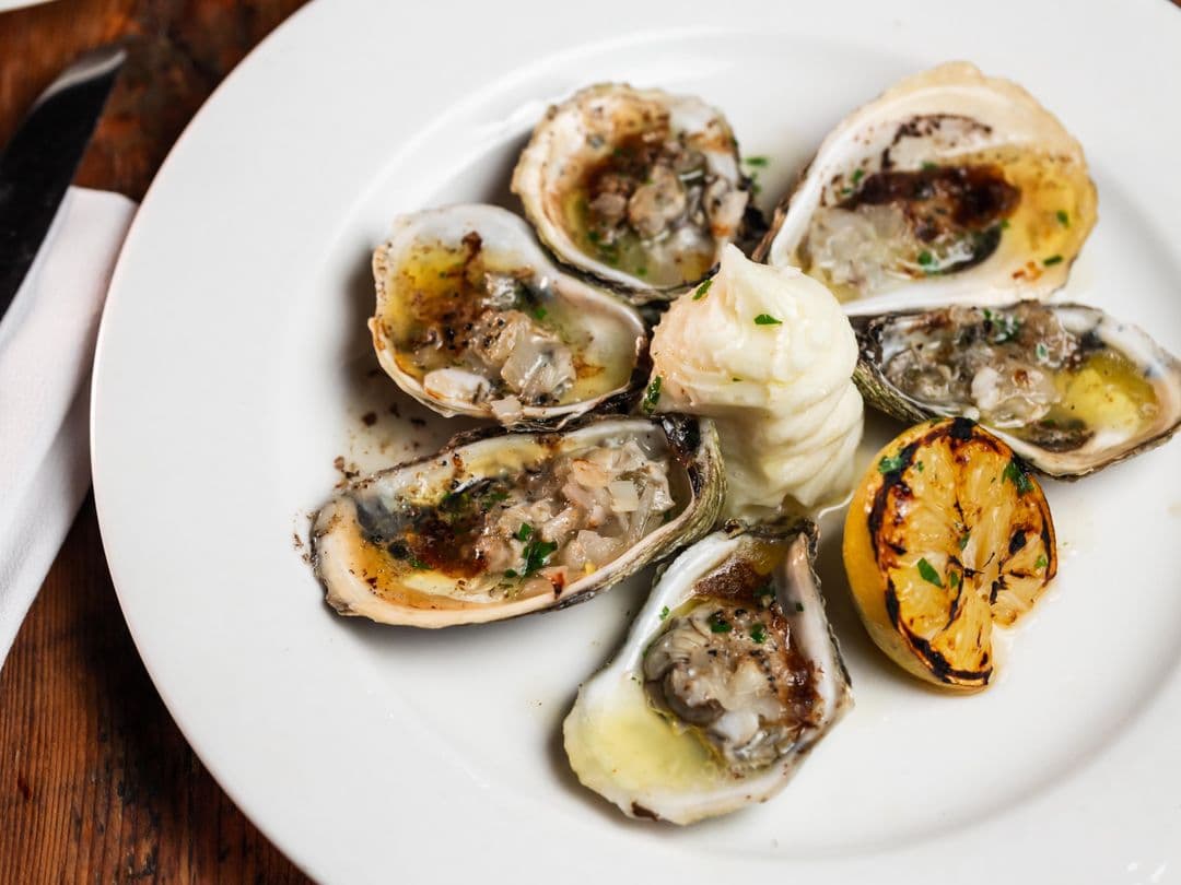 Roasted Bluepoint Oysters