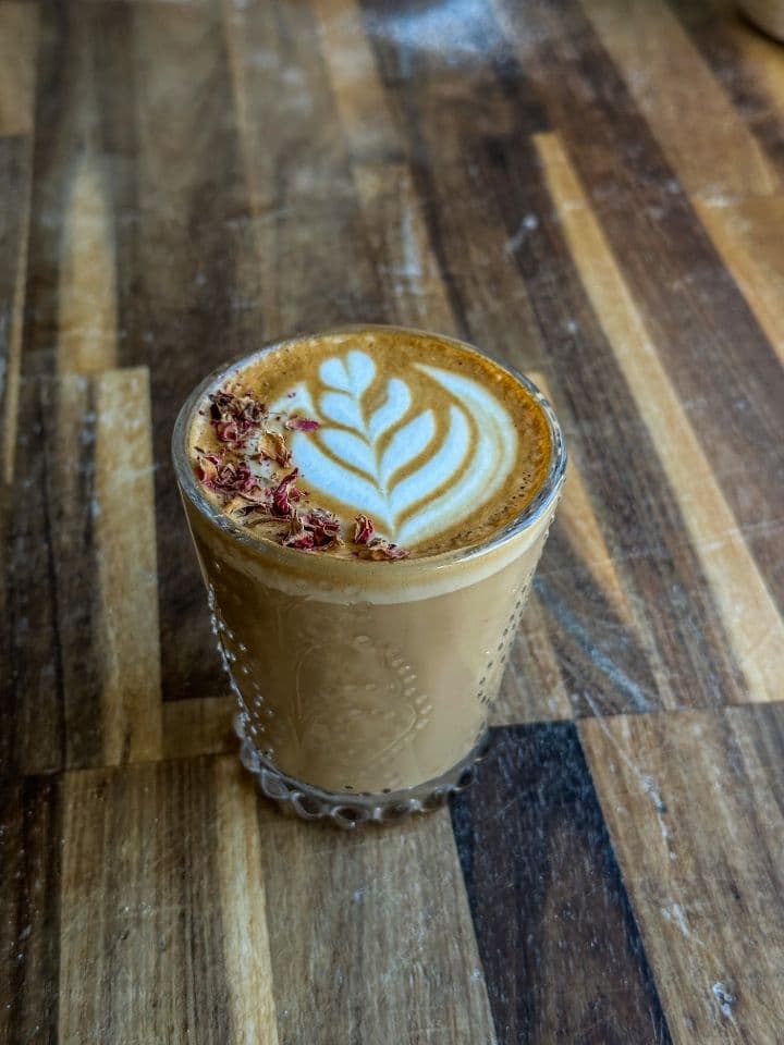 CARDAMOM ROSE LATTE