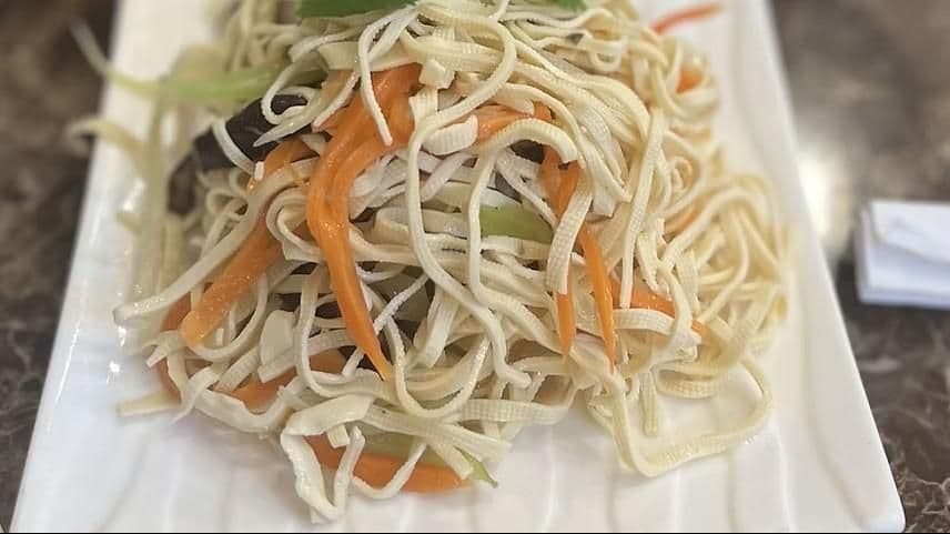 Dry Bean Curd with Mixed Vegetables