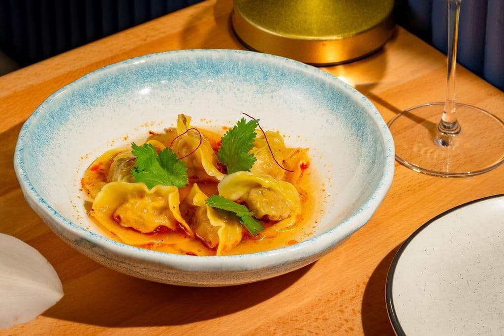 Chili Prawns Wontons