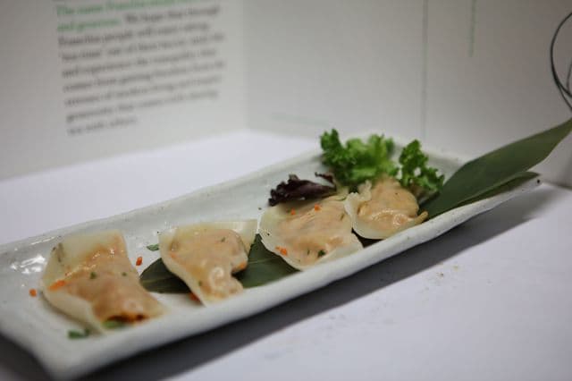 Spicy Kimchi Dumplings