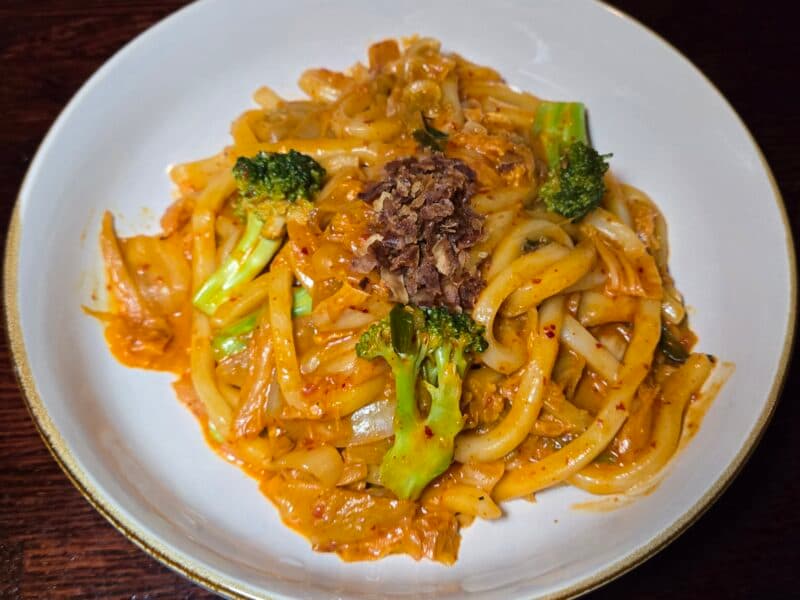 Creamy Kimchi Udon