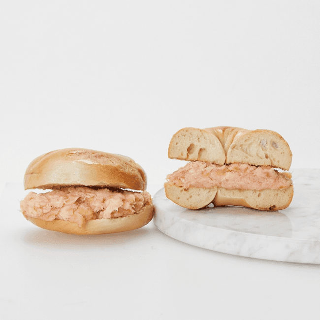 Baked Salmon Salad Sandwich