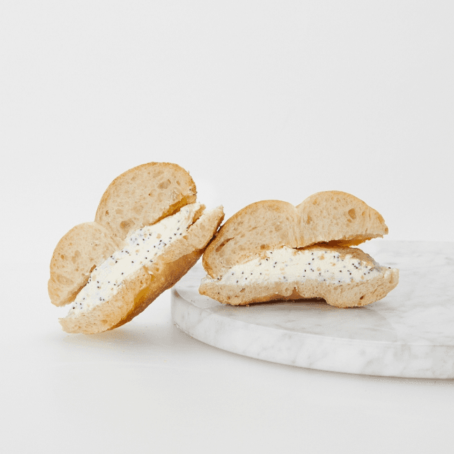 Everything Cream Cheese Sandwich