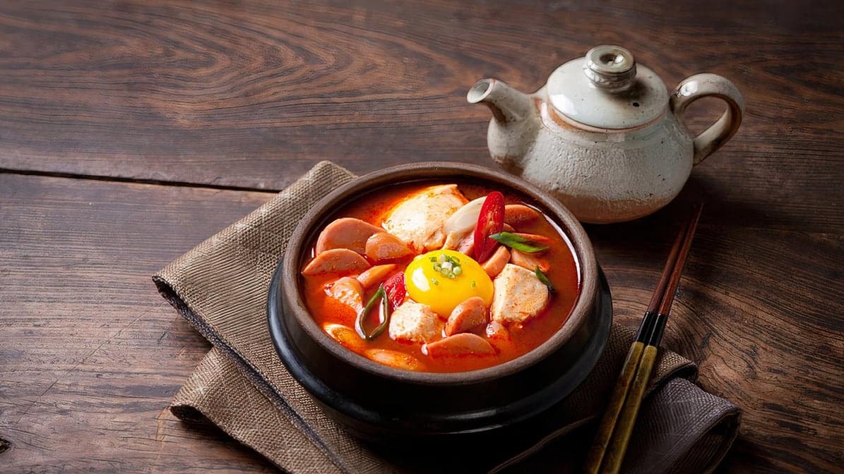 Ham & Sausage Tofu Soup
