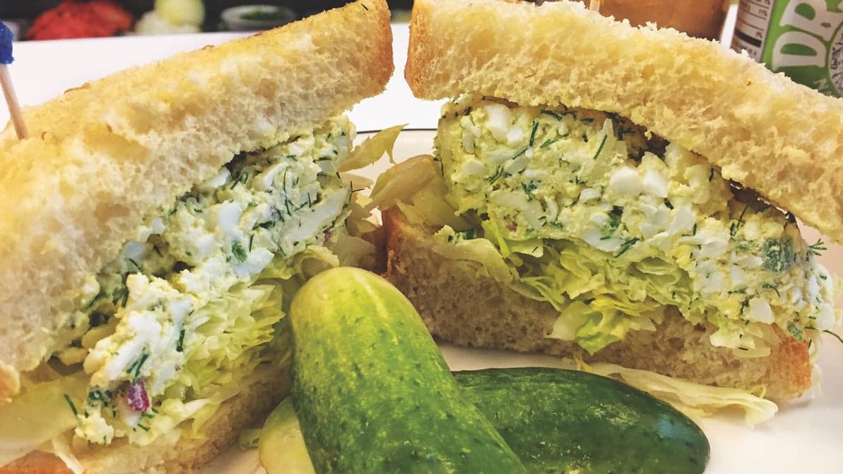 Chopped egg salad