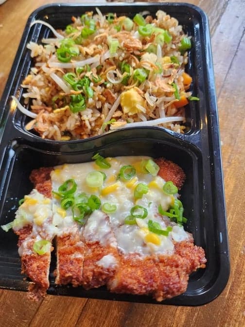 Set A - Crispy panko crusted chicken w/HK cream corn sauce