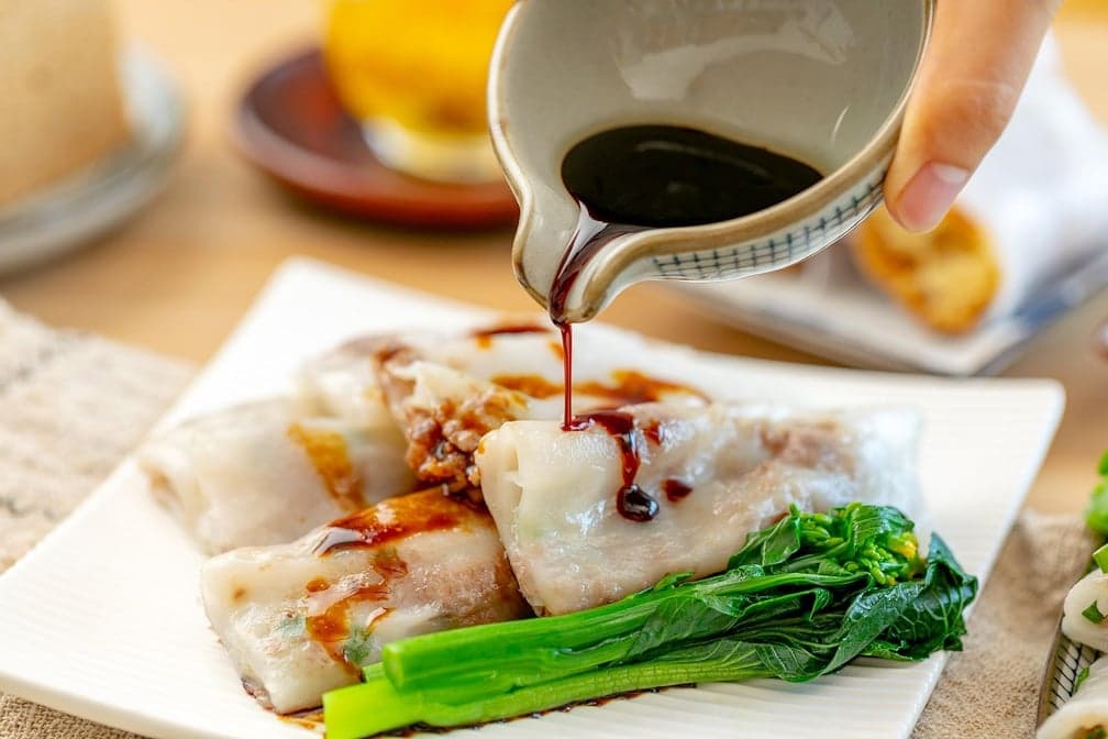 Seafood Rice Noodle Roll 海鲜肠粉