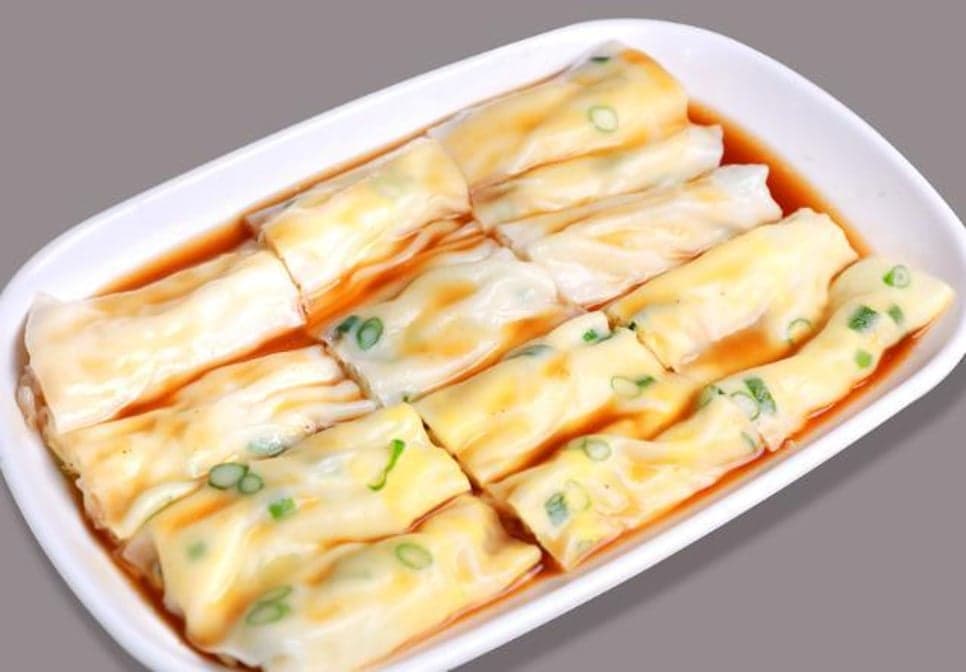 Egg Rice Noodle Roll 鸡蛋肠粉