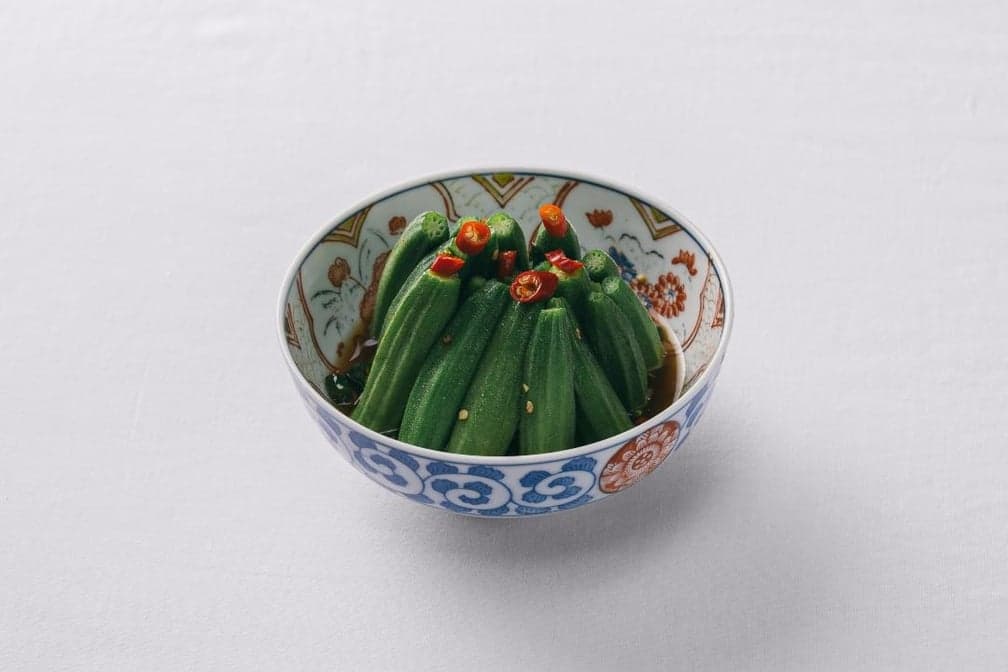 Poached Okras 捞汁秋葵