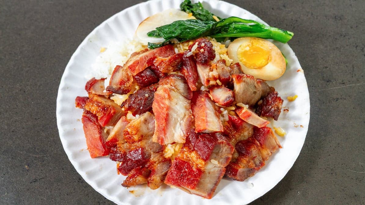 BBQ Roast Pork Rice Set 叉烧饭套餐