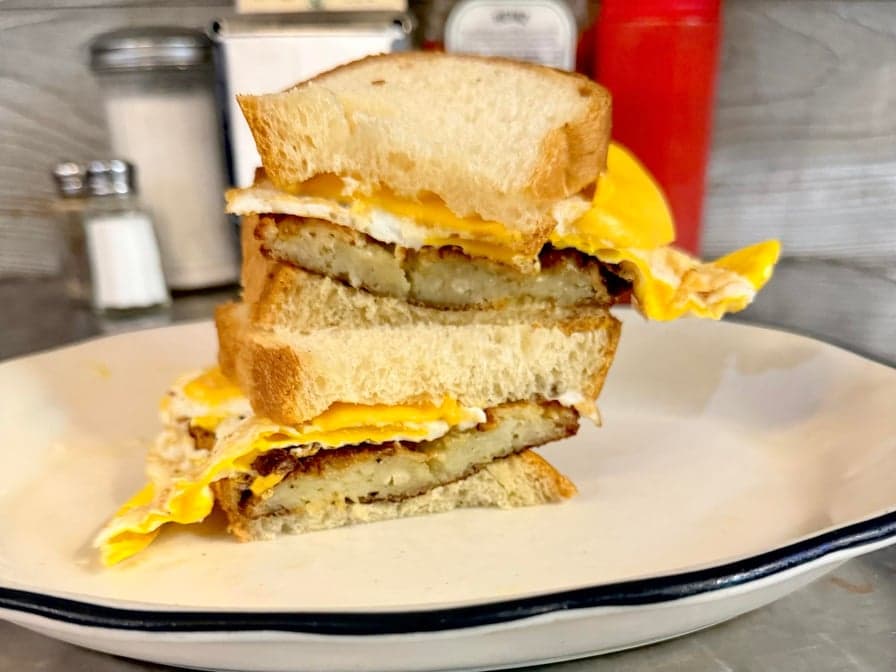 The NYC Food Guy Latke Lover’s Breakfast Sandwich